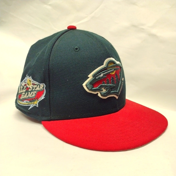 Fitted Size 7 NHL All Star Game Hat Cap Minnesota Wild 2004 hockey new era - Picture 1 of 8